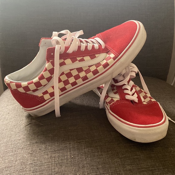 Vans Old skool primary red checkerboard - Picture 3 of 5